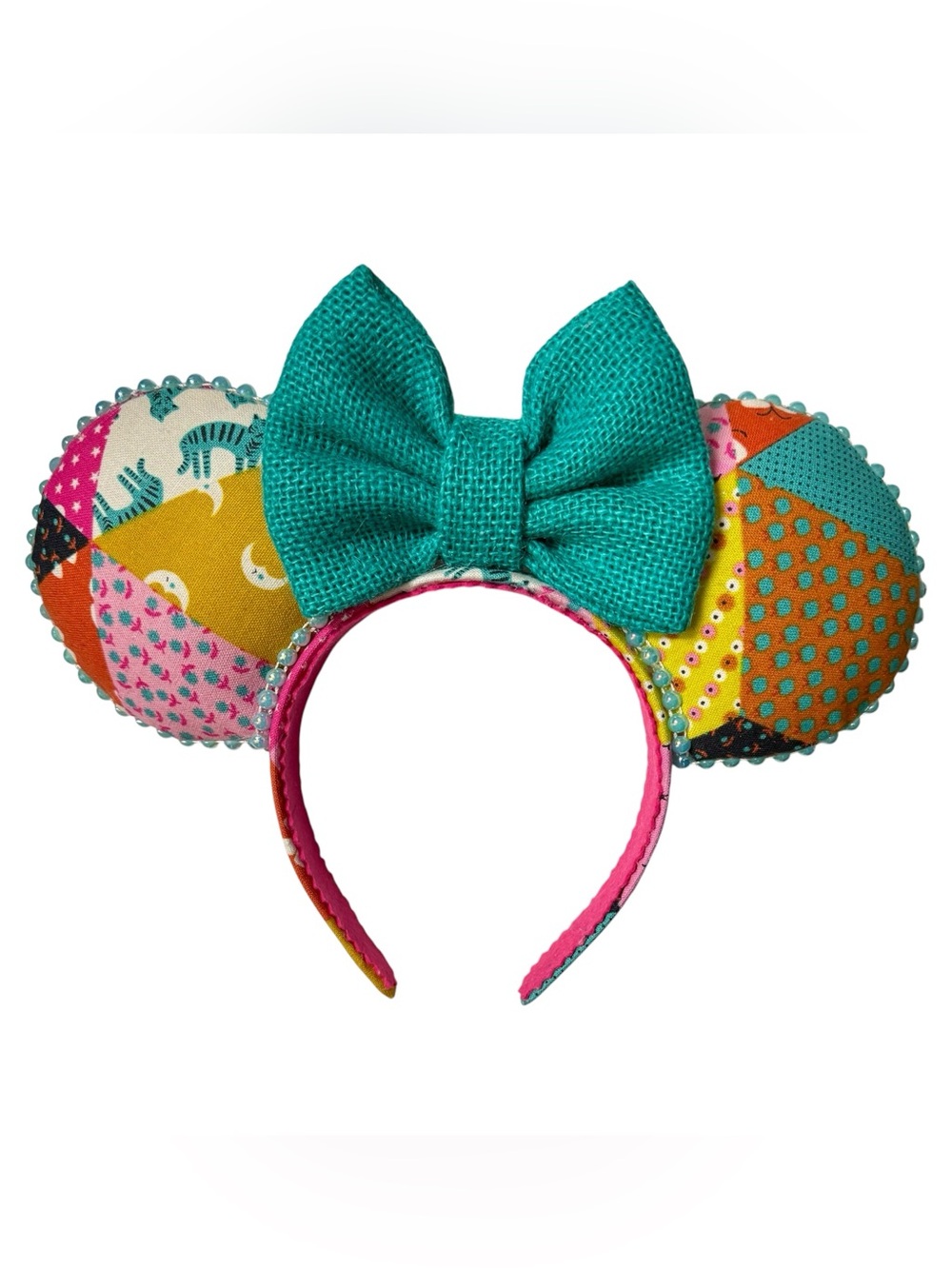 Fun Patchwork Mouse Ears